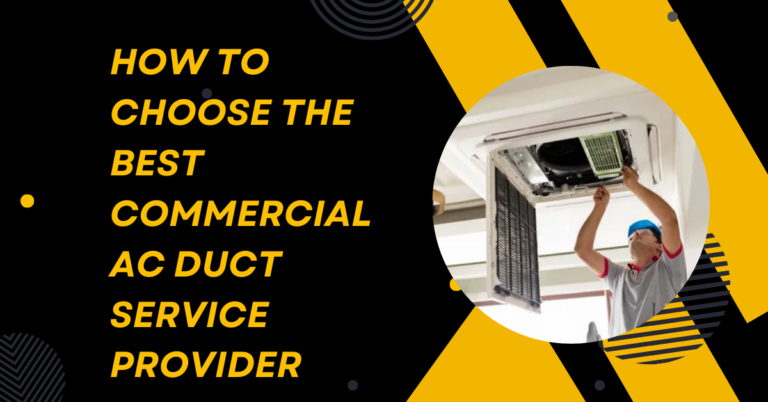 Commercial AC Duct Service