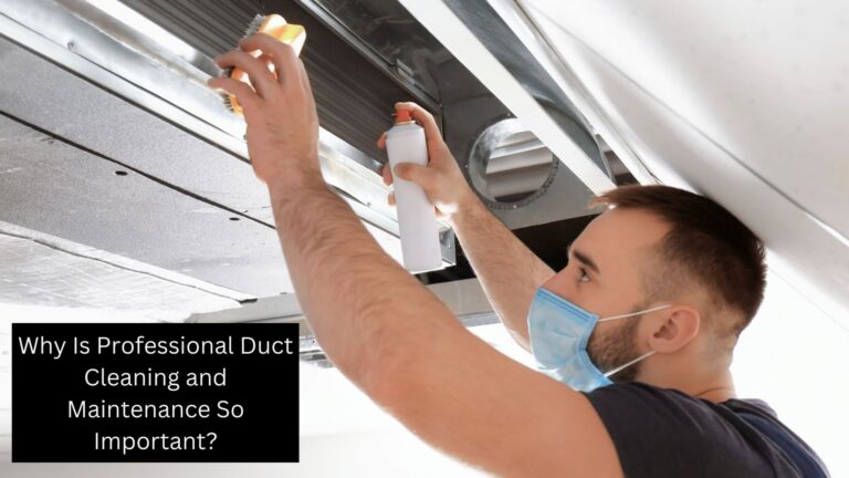 Why Is Professional Duct Cleaning and Maintenance So Important