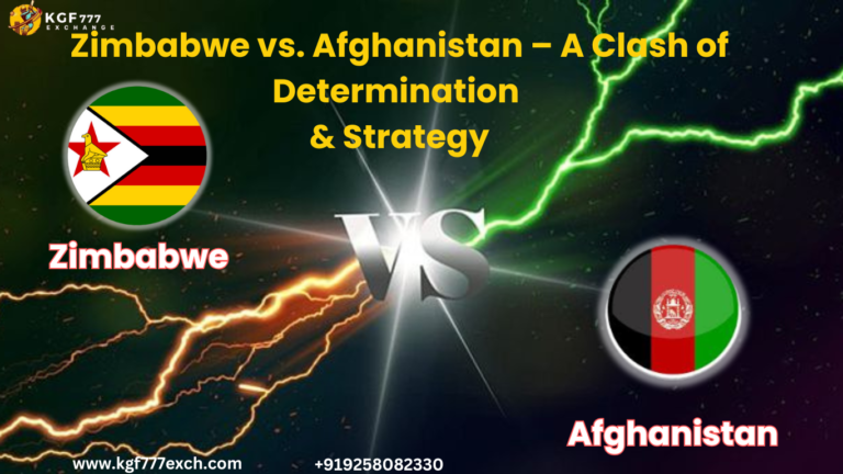 Online Cricket ID, Online Betting ID, Zimbabwe vs Afghanistan