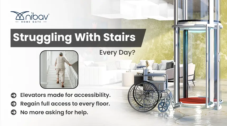 top home lift solutions for handicapped persons - Nibav Home Lifts